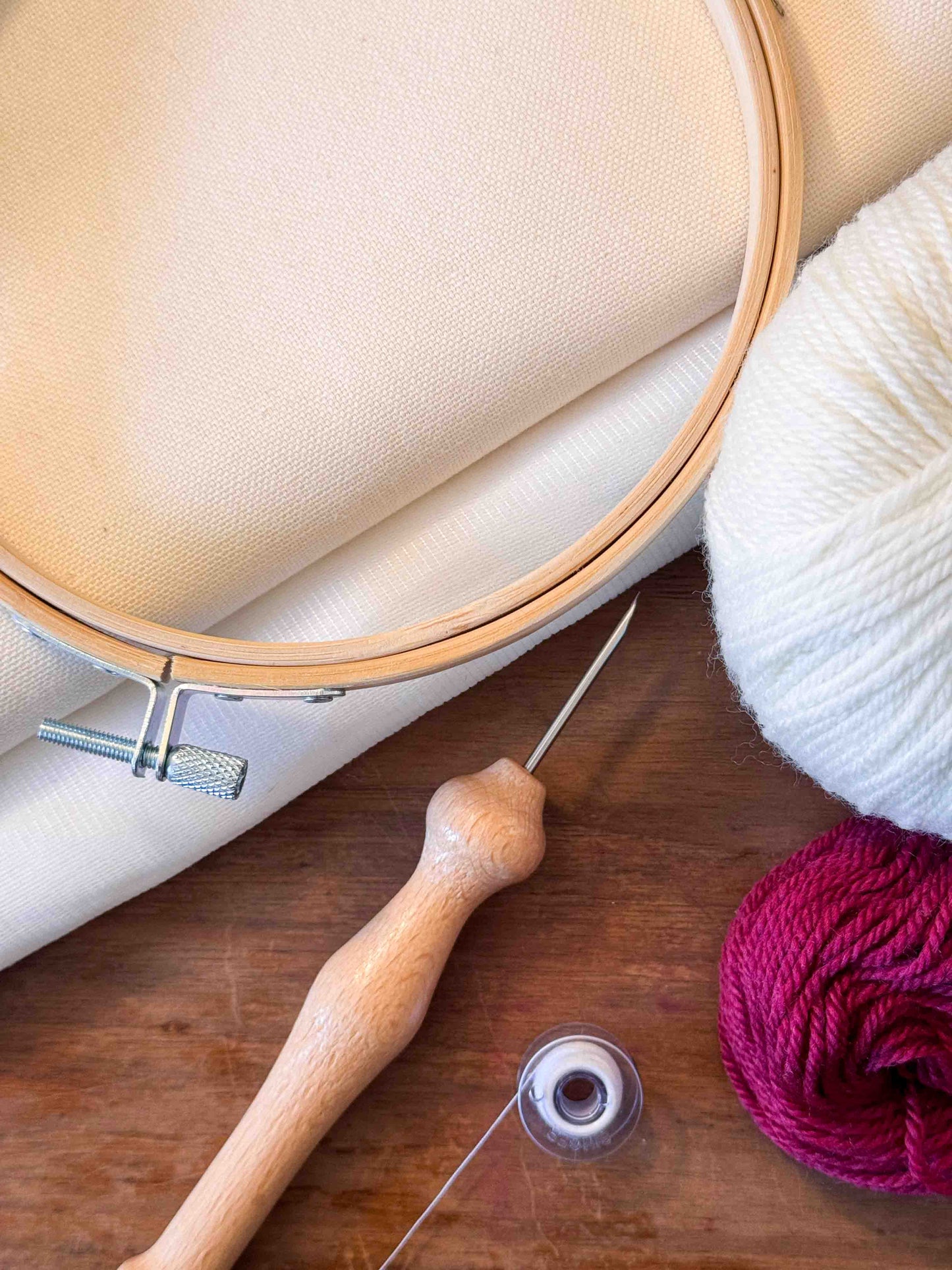 Kit coussin tufté