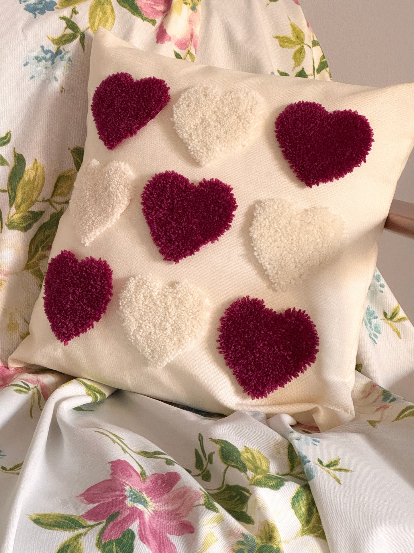 Kit coussin tufté