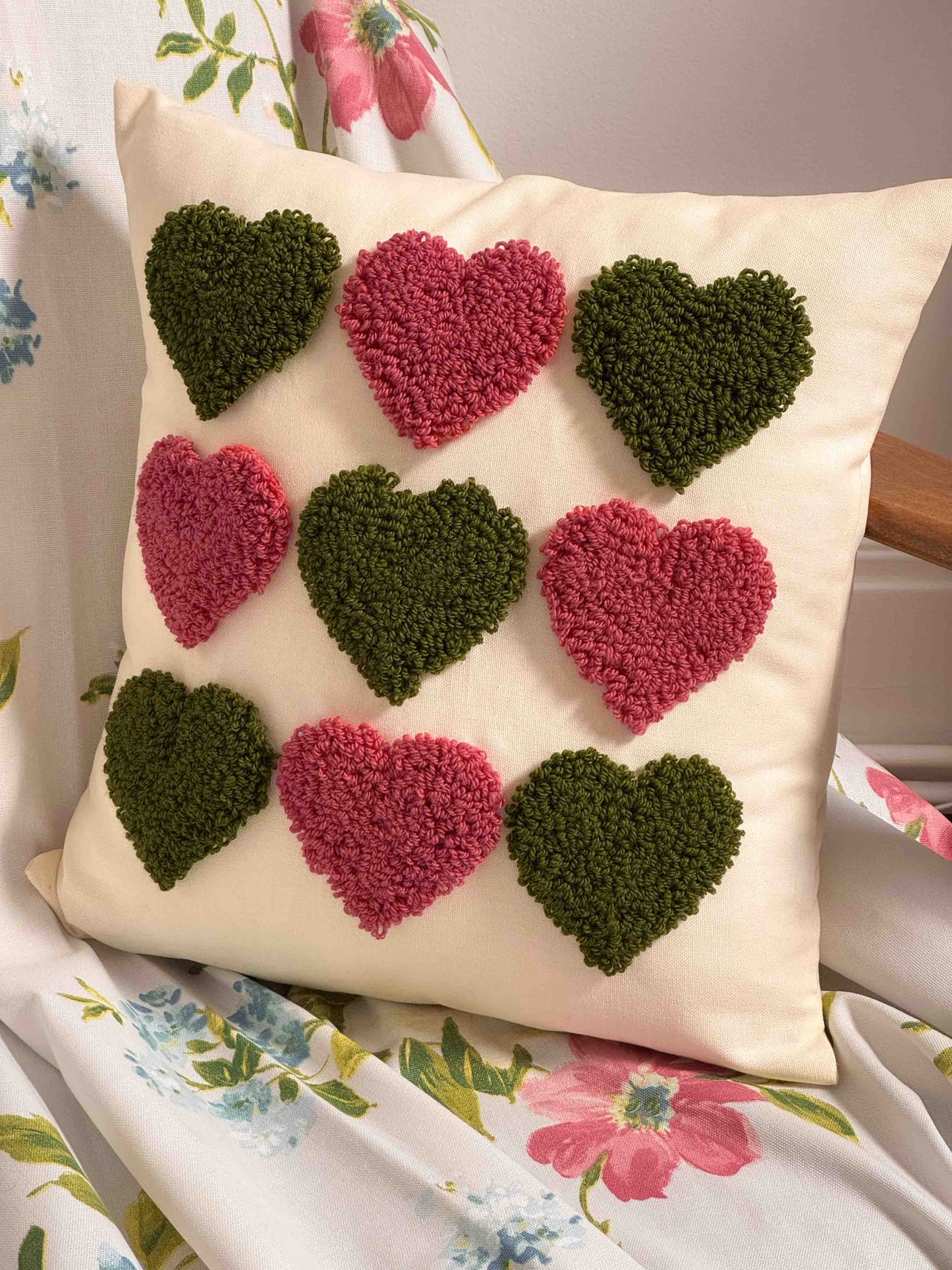 Kit coussin tufté