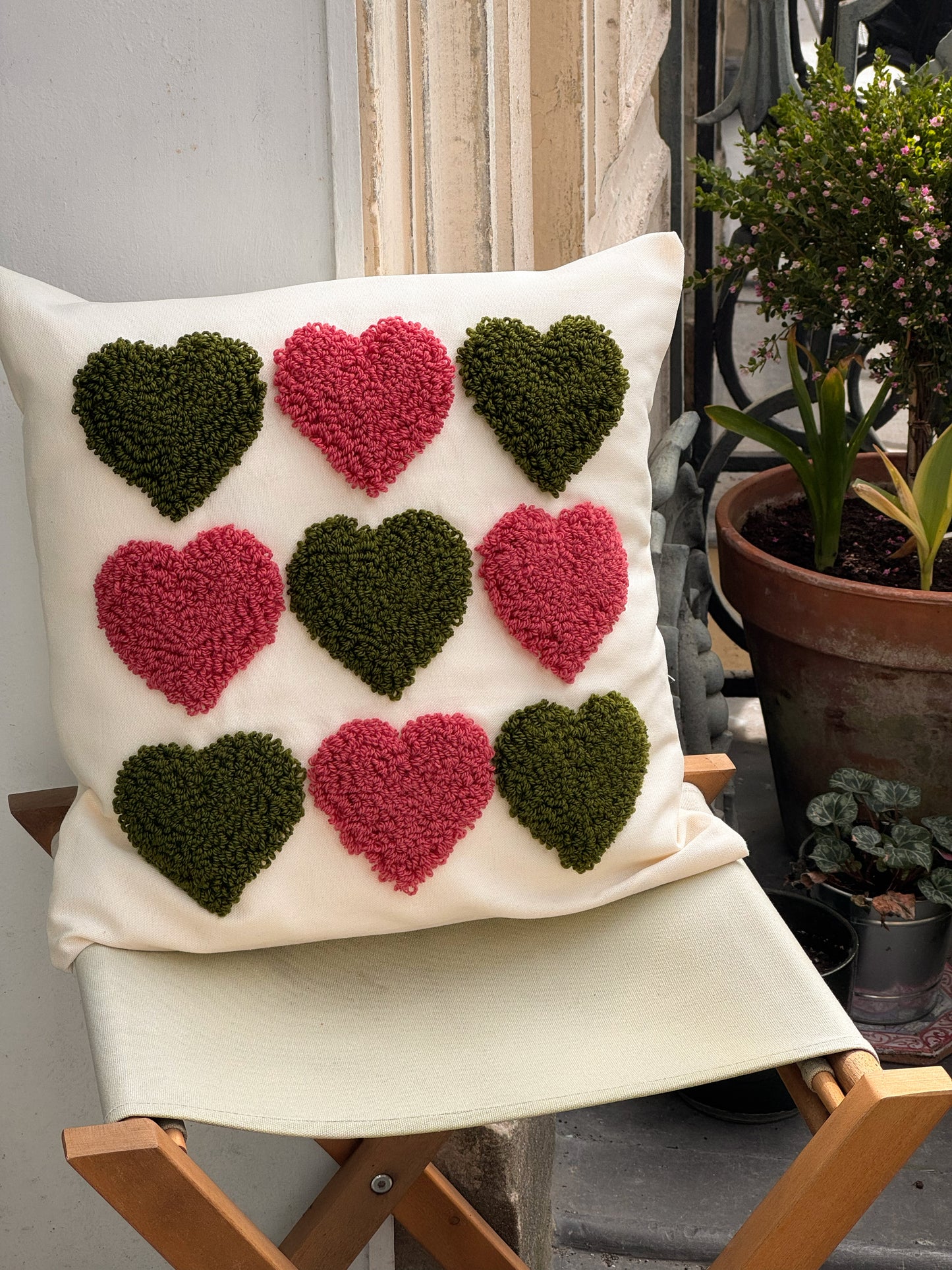 Kit coussin tufté