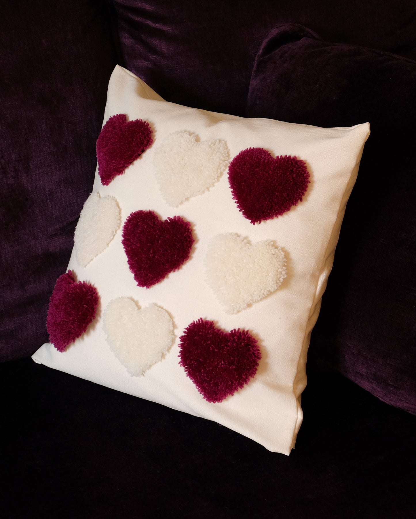 Kit coussin tufté